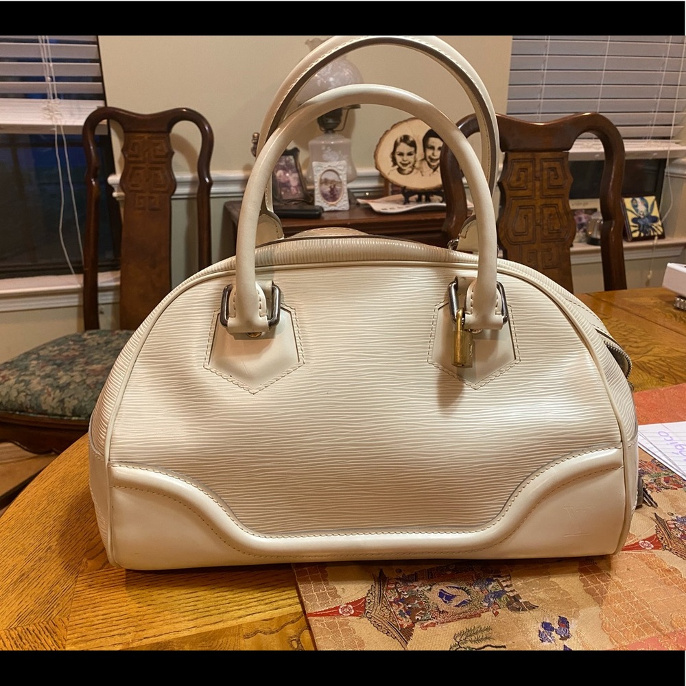 Louis Vuitton Epi Montaigne satchel bowling bag